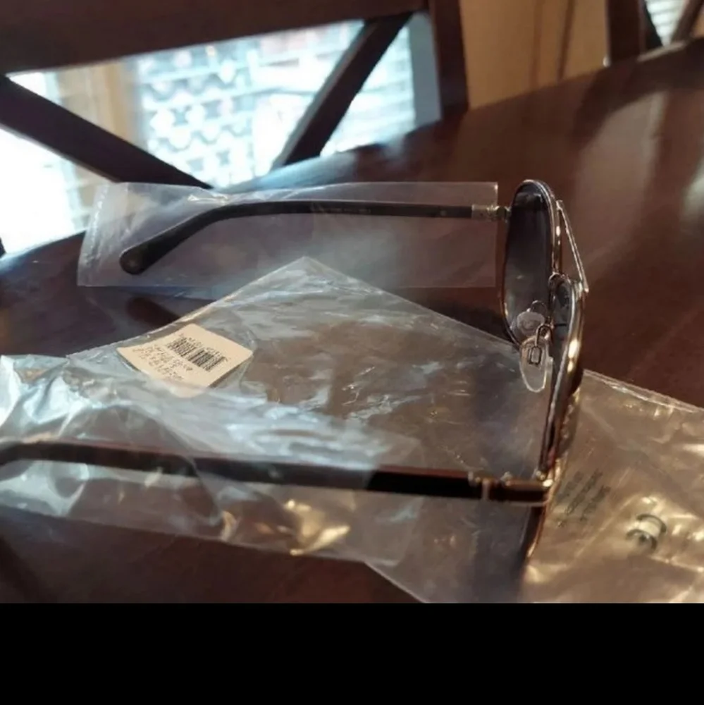 TOMMY HILFIGER 61mm 1766S Aviator Pilot Sunglasses Sil/Grn Made In Italy BNWT